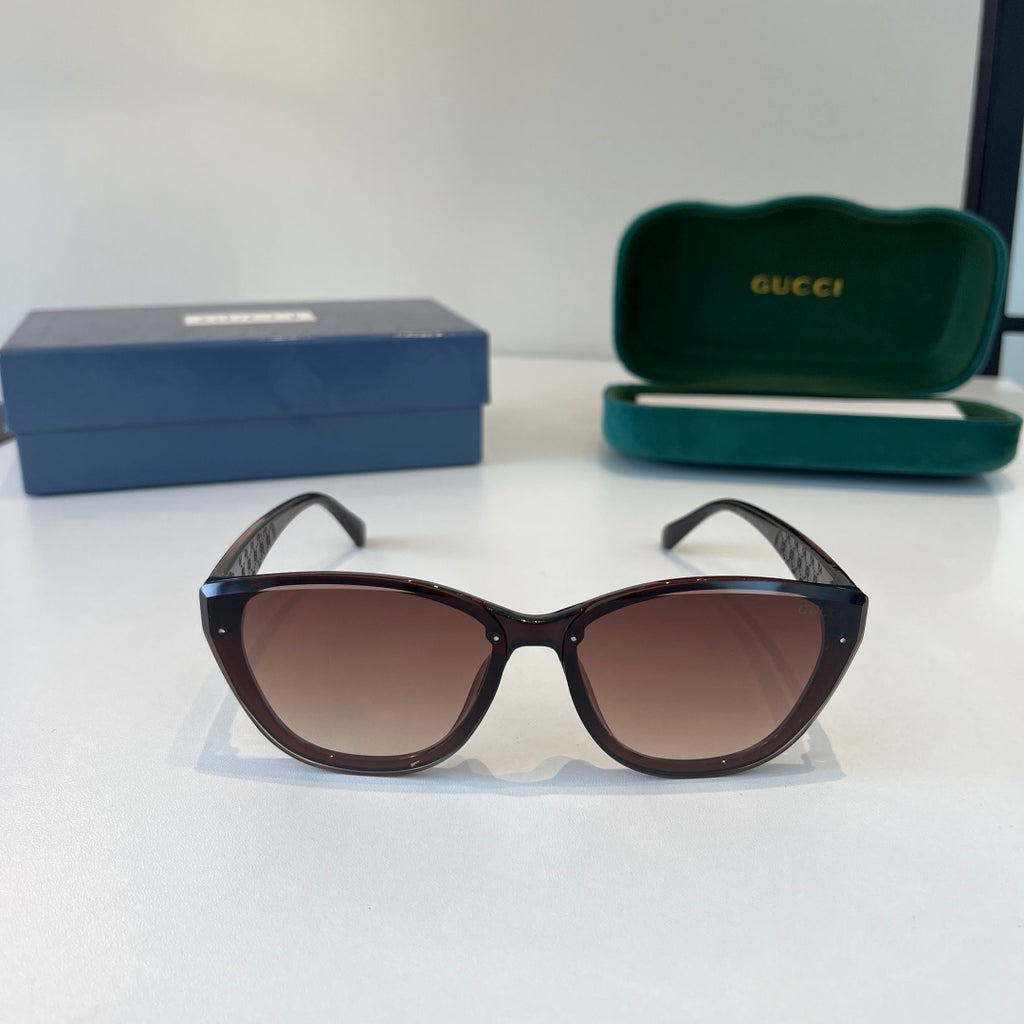 Gucci Oversized Red Lens Sunglasses for Women - 132254 - detail image 2
