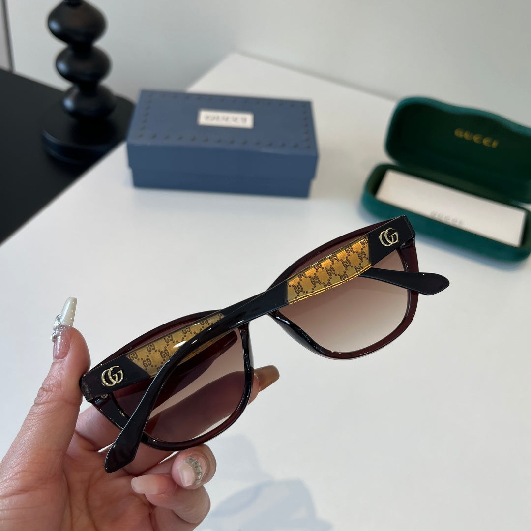 Gucci Oversized Red Lens Sunglasses for Women - 371498 - detail image 7