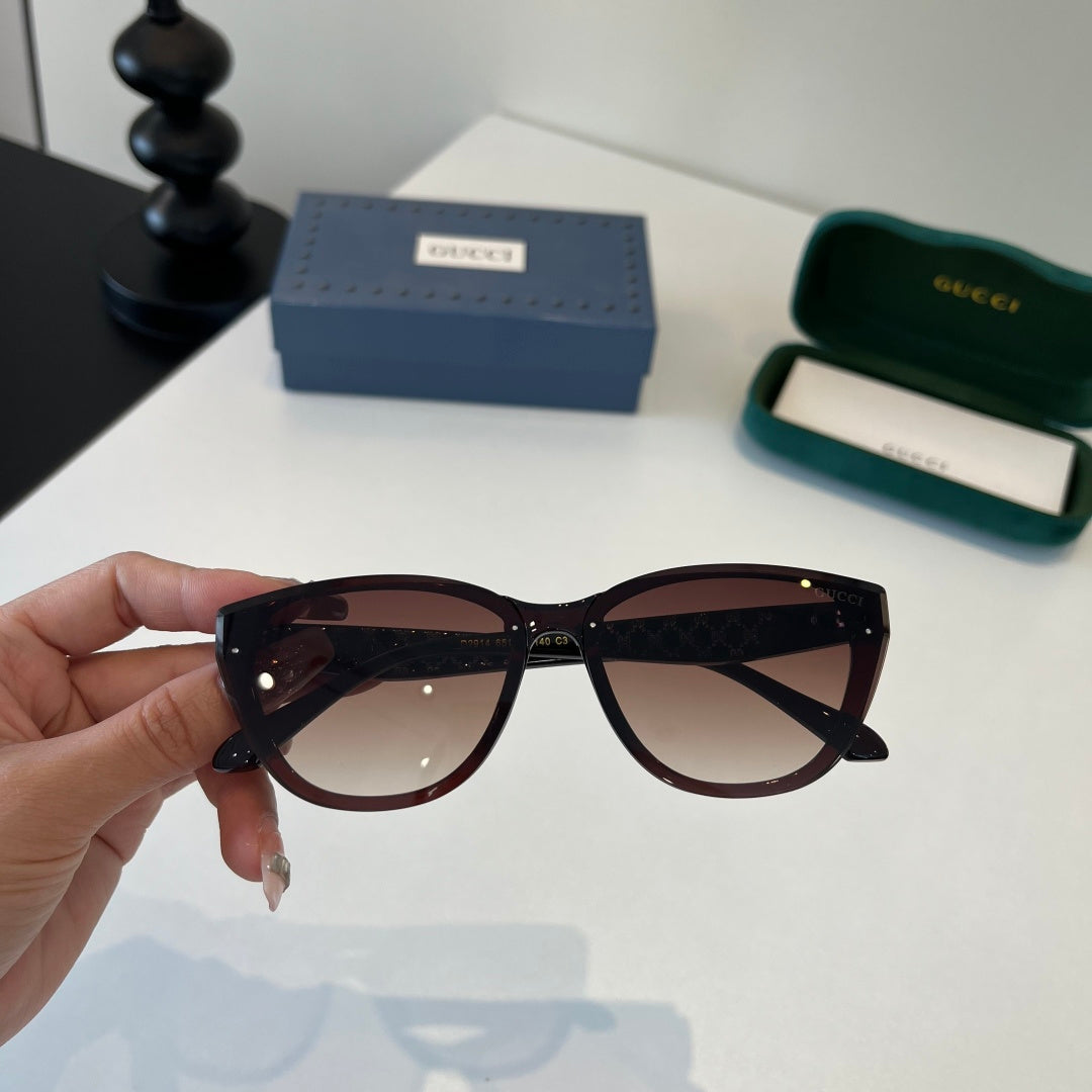 Gucci Oversized Red Lens Sunglasses for Women - 132254 - detail image 4