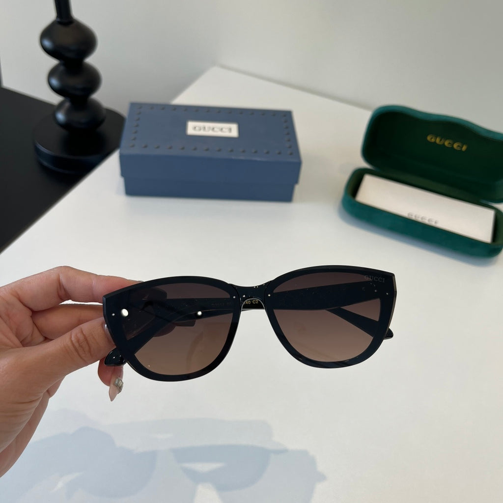 Gucci Oversized Silver Lens Sunglasses for Women - 132255 - detail image 4