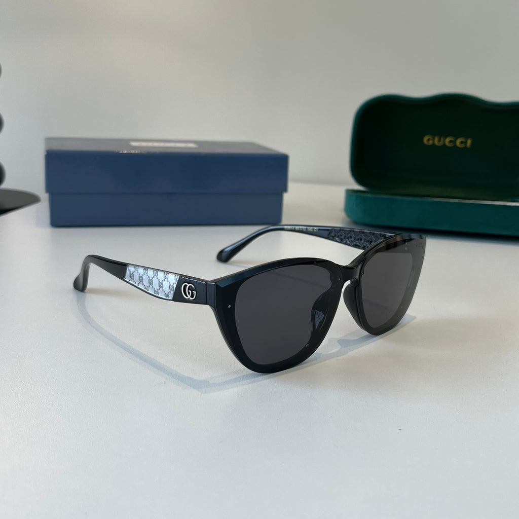 Gucci Oversized Silver Lens Sunglasses for Women - 132256