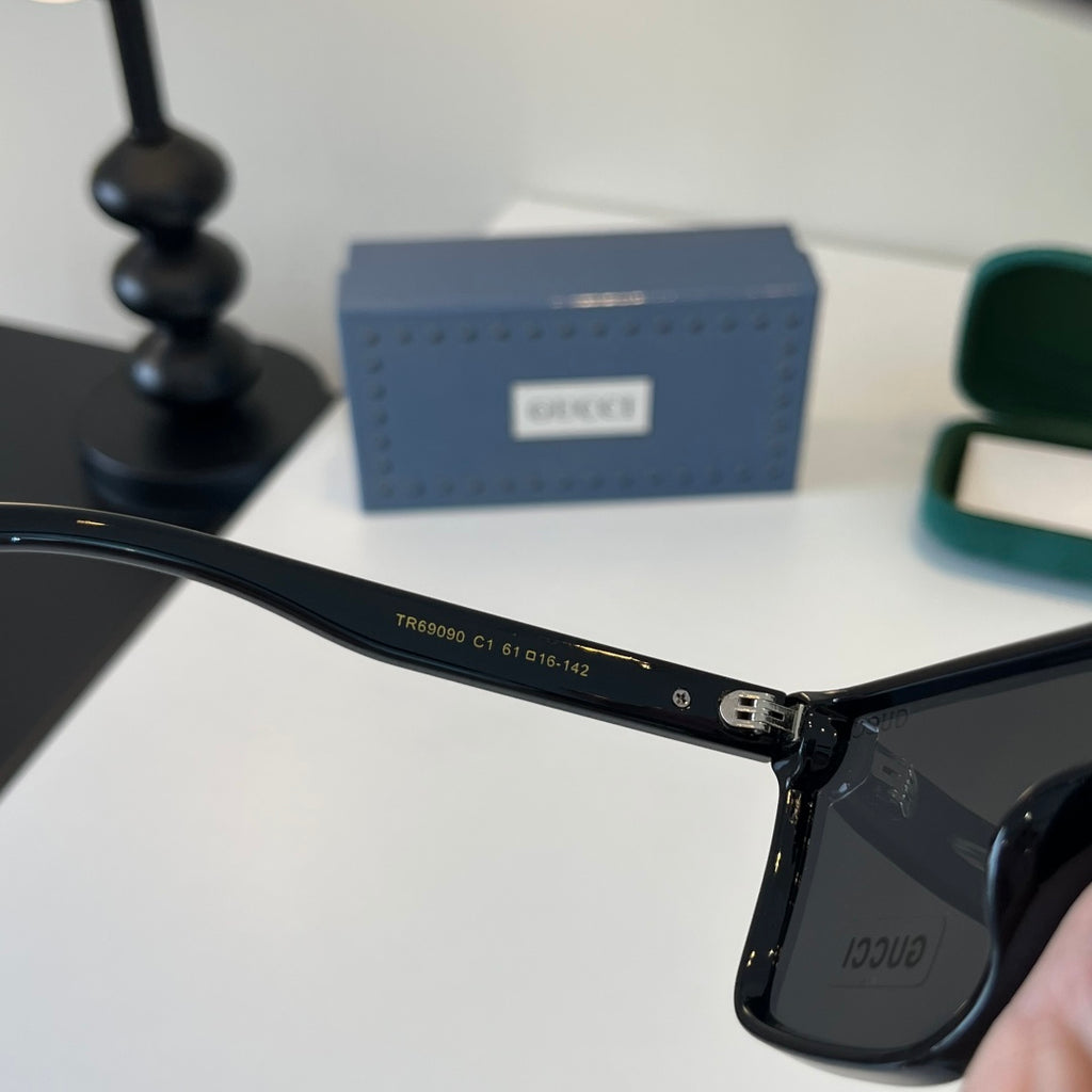 Gucci Fashion Black Lens Sunglasses for Men & Women - 132261 - detail image 6