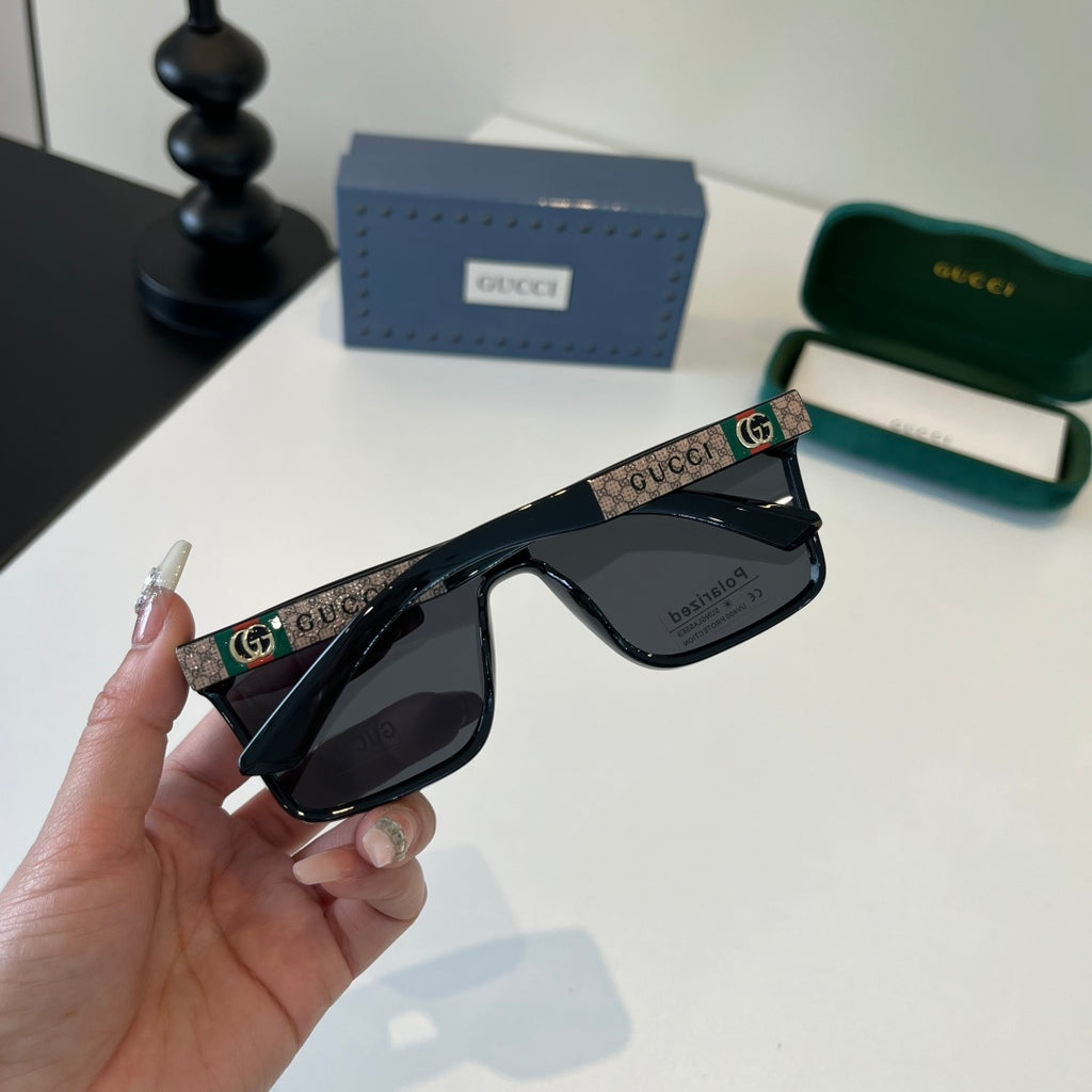Gucci Fashion Black Lens Sunglasses for Men & Women - 371501 - detail image 5