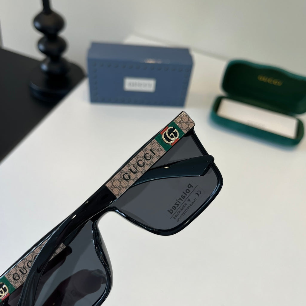 Gucci Fashion Black Lens Sunglasses for Men & Women - 371501 - detail image 4