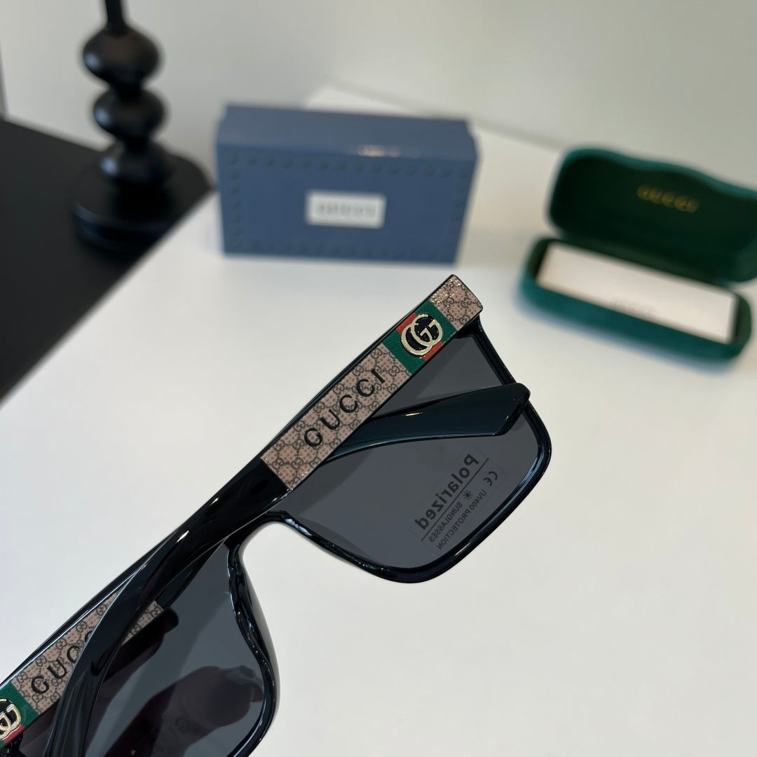Gucci Fashion Black Lens Sunglasses for Men & Women - 132261 - detail image 4