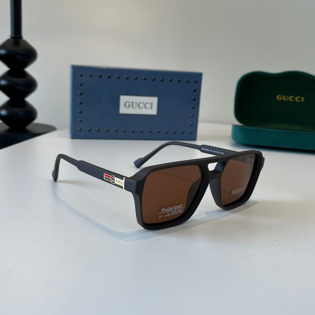 Gucci Fashion Silver Lens Sunglasses for Men & Women - 371502