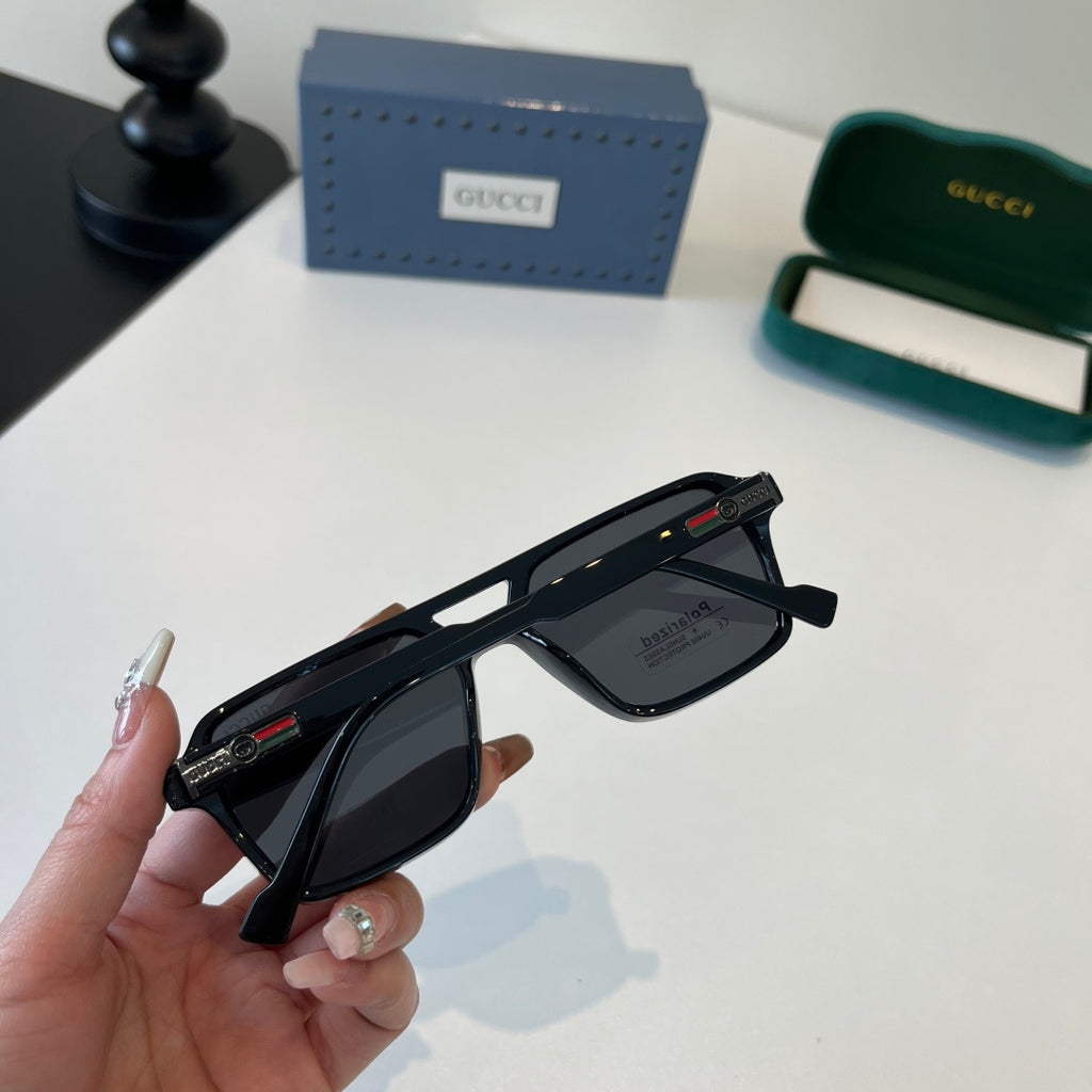 Gucci Fashion Black Lens Sunglasses for Men & Women - 132263 - detail image 8