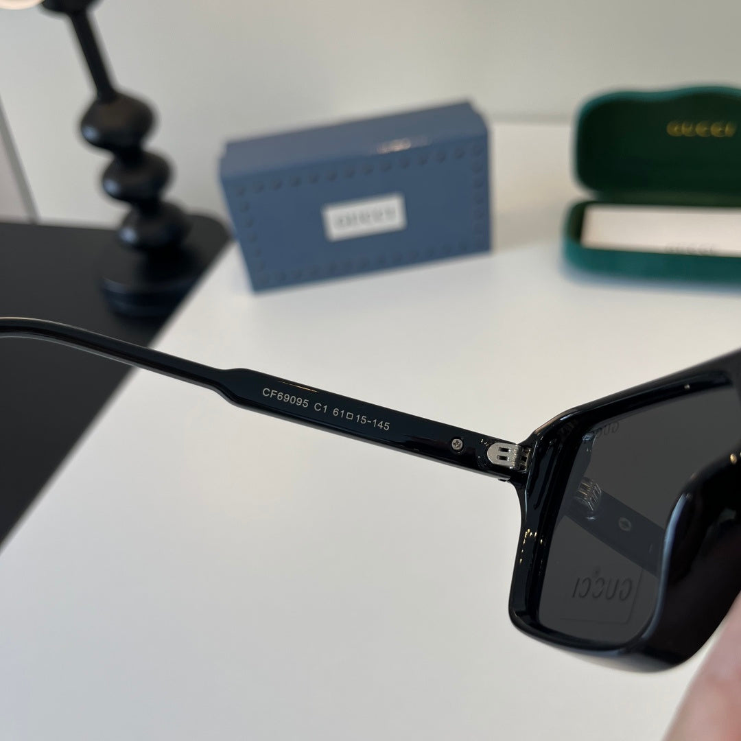 Gucci Fashion Black Lens Sunglasses for Men & Women - 132263 - detail image 9