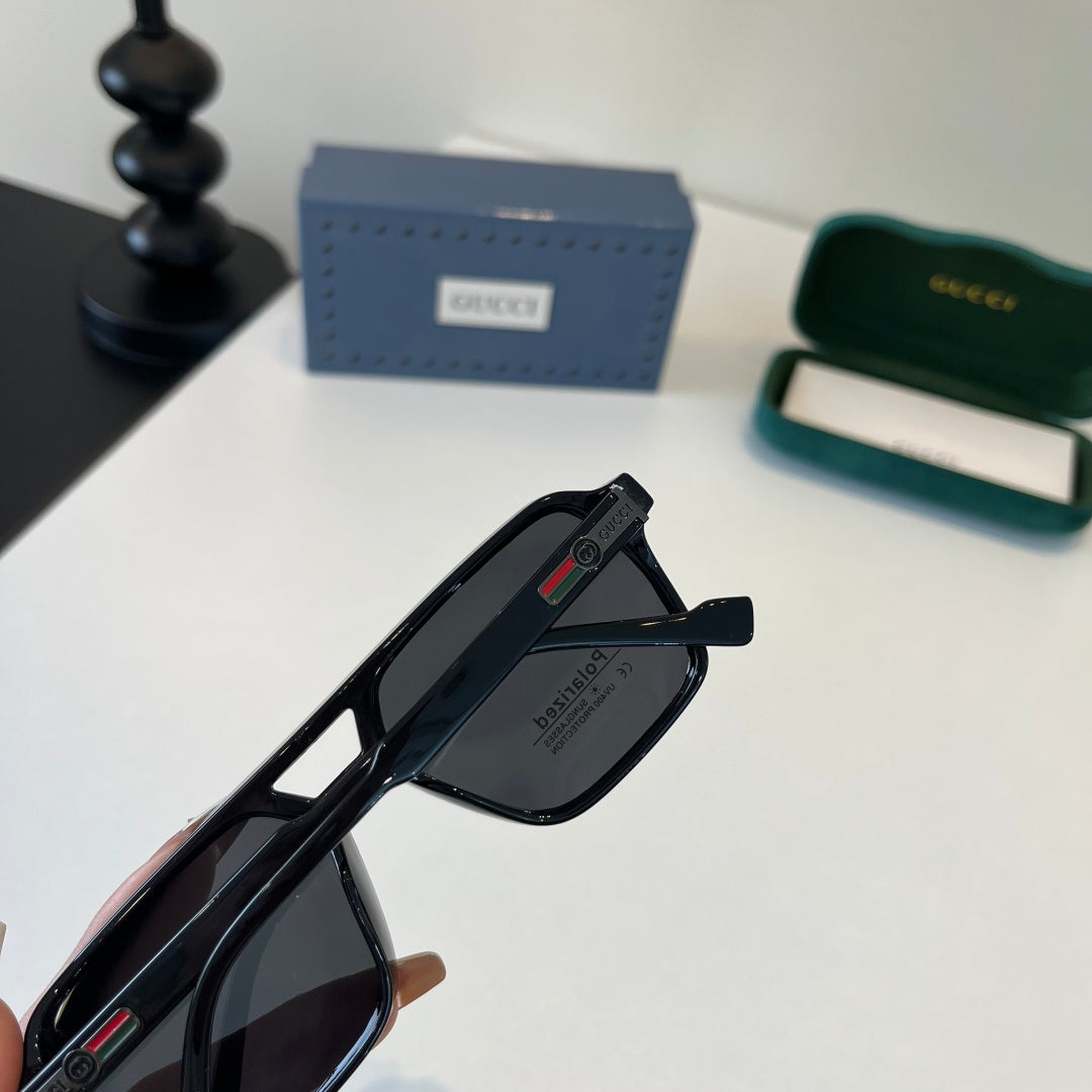 Gucci Fashion Black Lens Sunglasses for Men & Women - 371503 - detail image 7