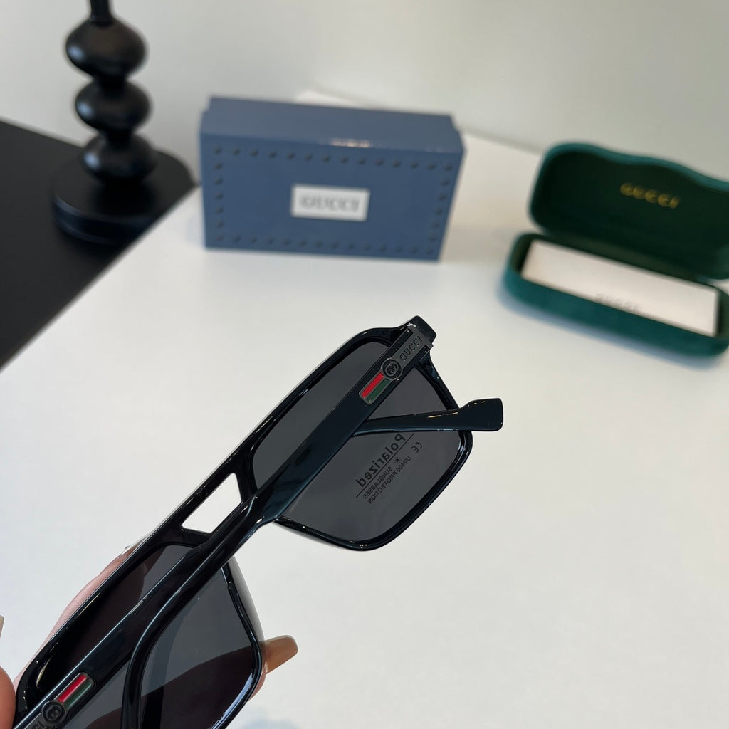 Gucci Fashion Black Lens Sunglasses for Men & Women - 132263 - detail image 7