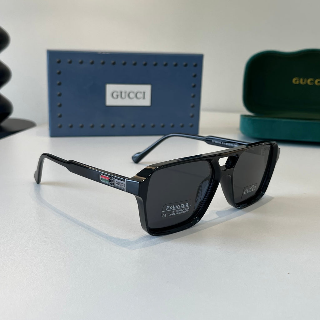Gucci Fashion Black Lens Sunglasses for Men & Women - 132263