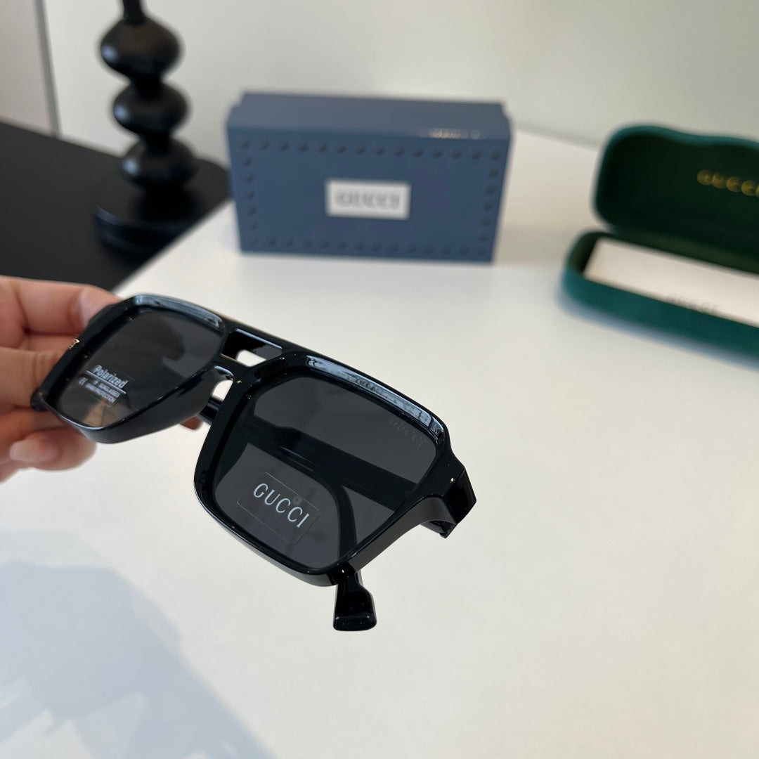 Gucci Fashion Black Lens Sunglasses for Men & Women - 132263 - detail image 6