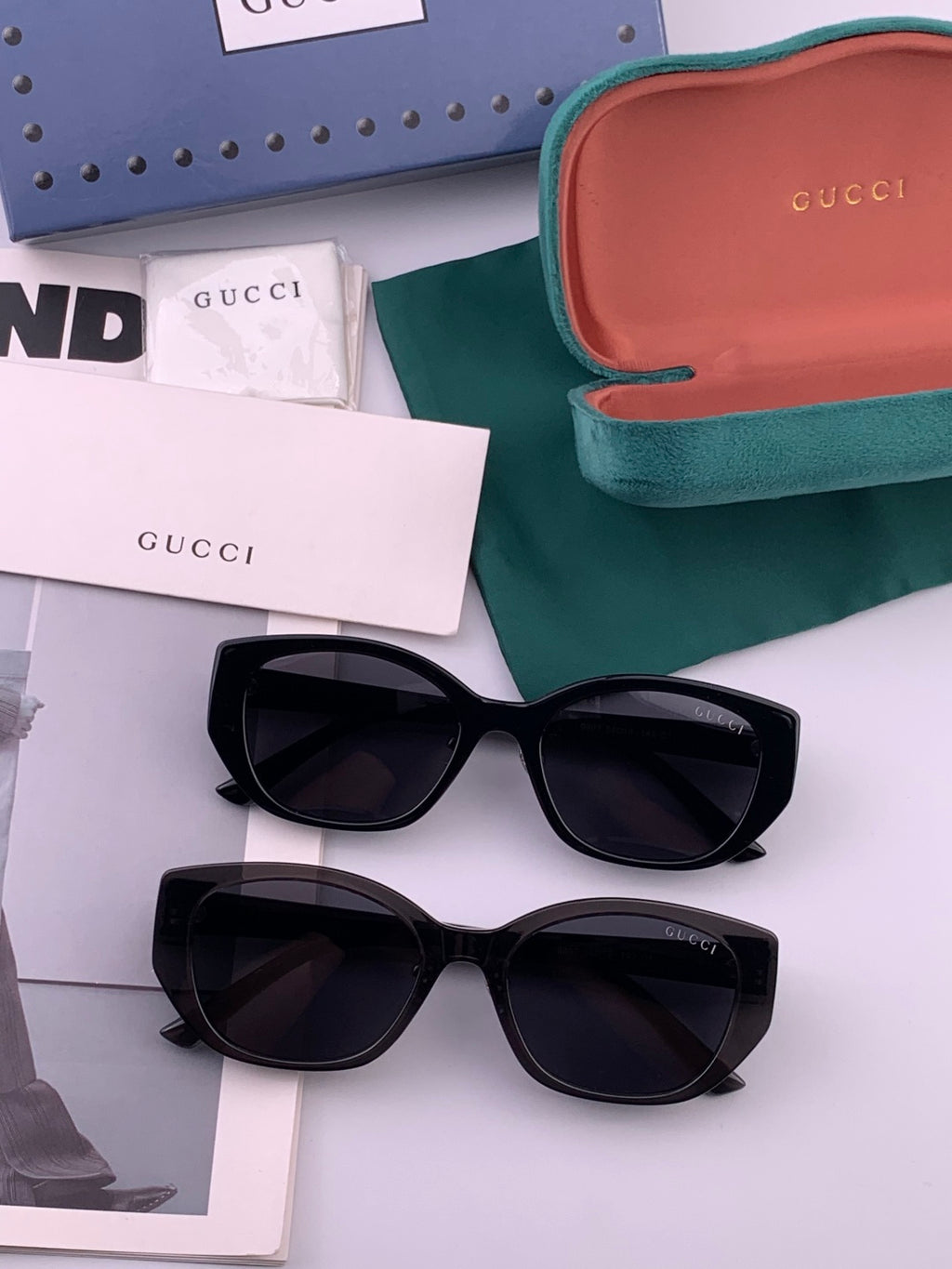 Gucci G7990 Polarized Square Brown Lens Sunglasses for Men & Women - 132295 - detail image 7