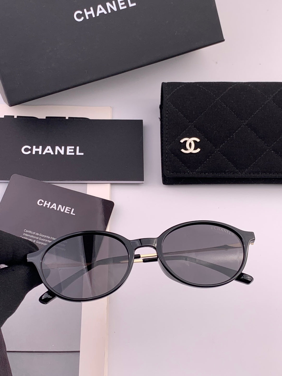 Chanel CH5821 Polarized Fashion Black Lens Sunglasses for Women - 132388