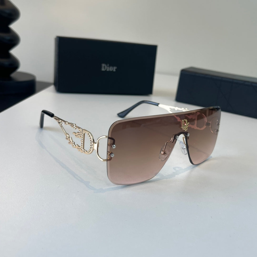 Dior Fashion Brown Lens Sunglasses for Men & Women - 431848