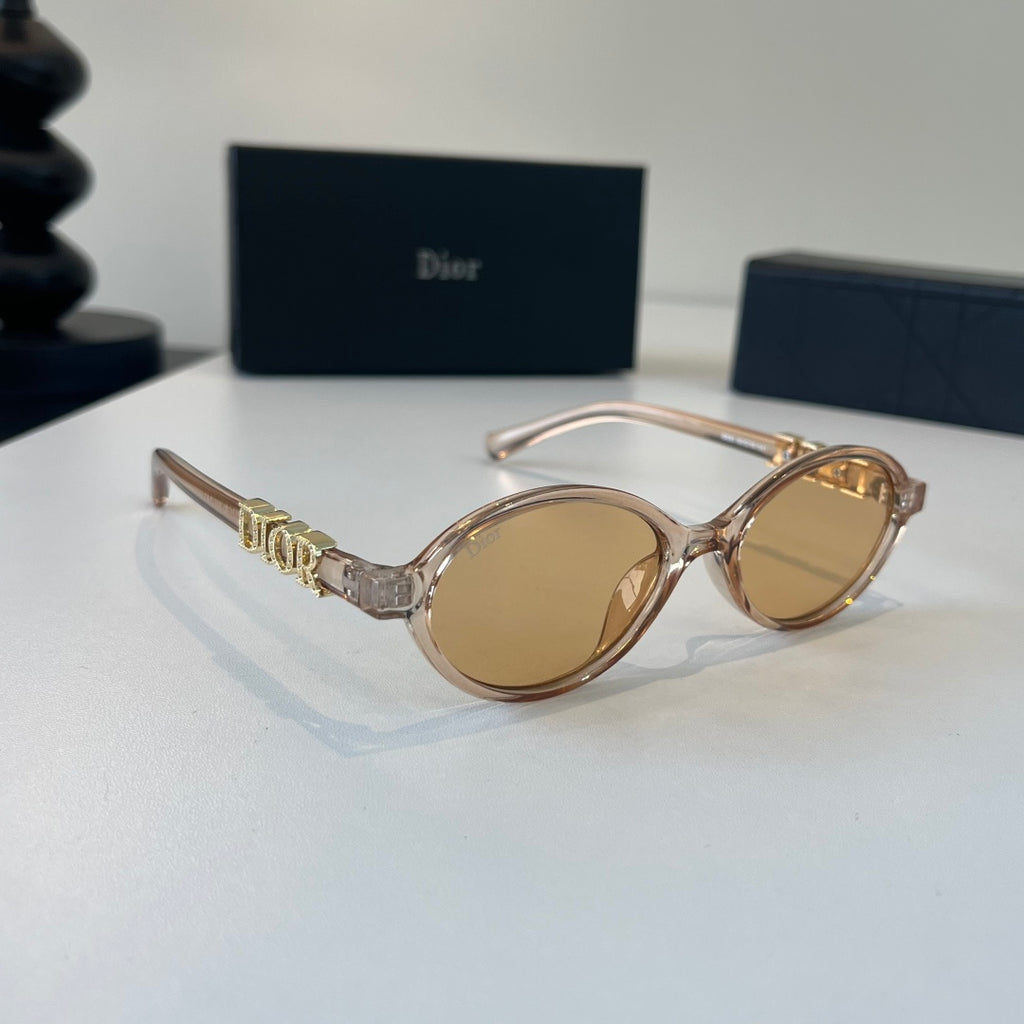 Dior Fashion Gold Lens Sunglasses for Men & Women - 371868