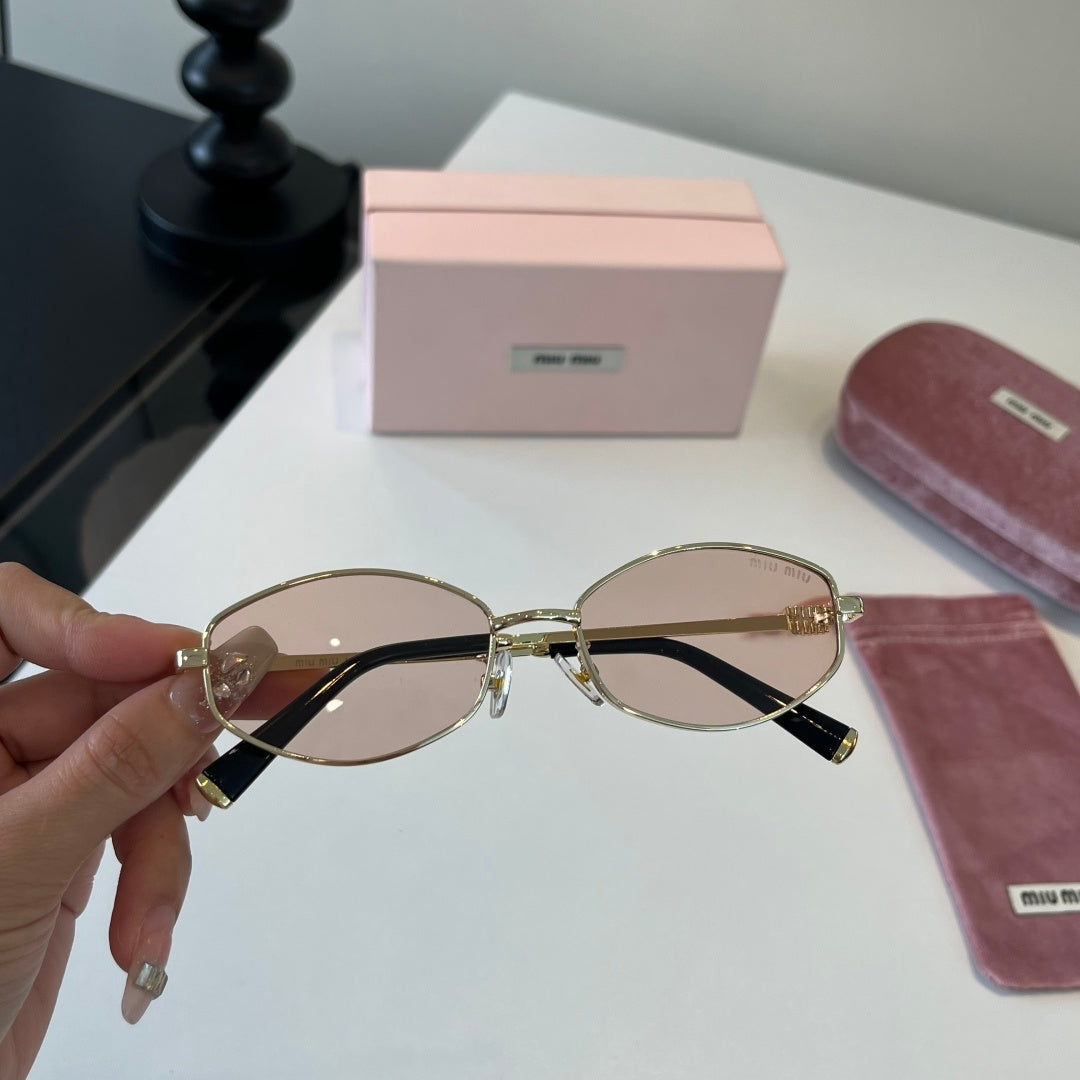 Miu Miu Cat-Eye Silver Lens Sunglasses for Men & Women - 372370 - detail image 5