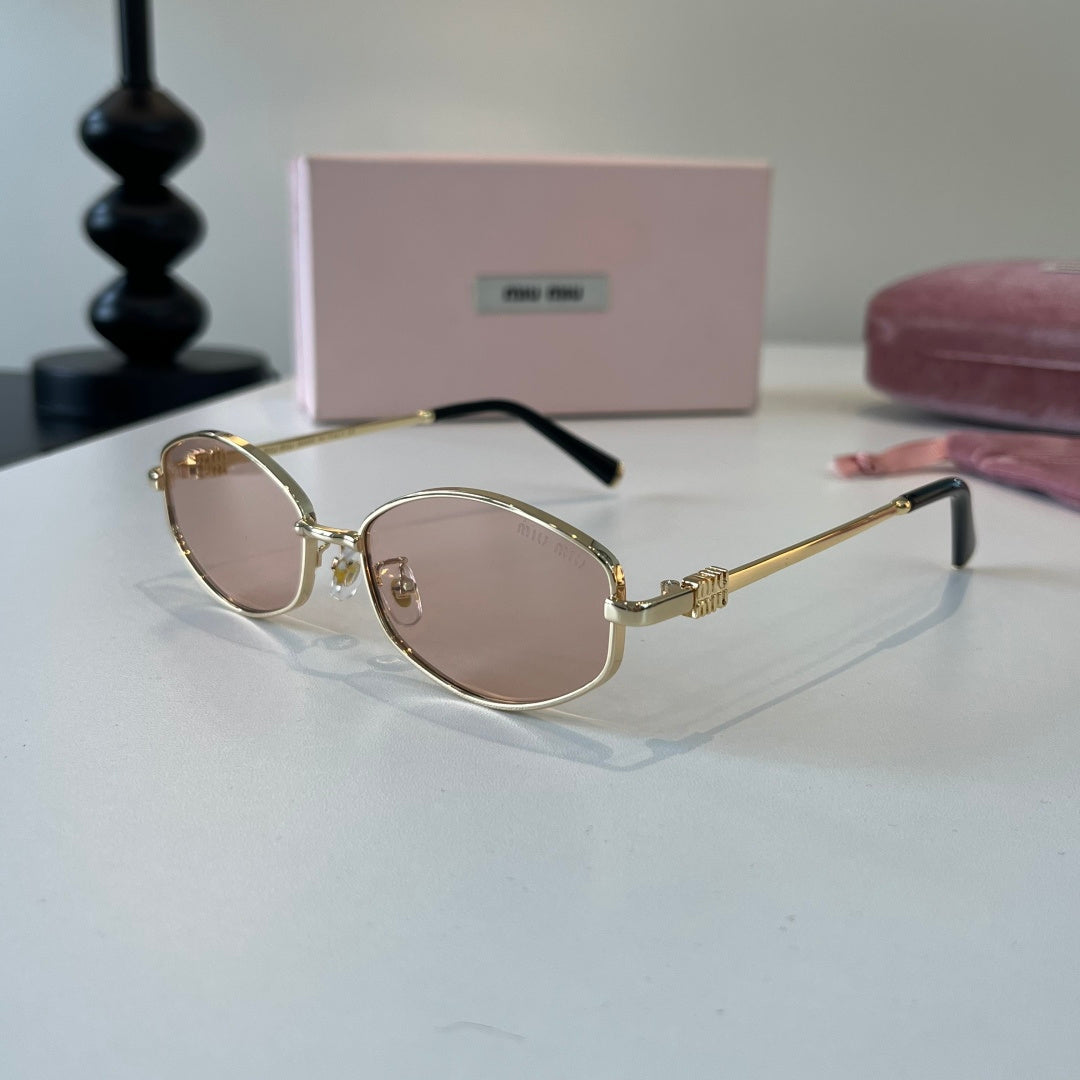 Miu Miu Cat-Eye Silver Lens Sunglasses for Men & Women - 372370 - detail image 3