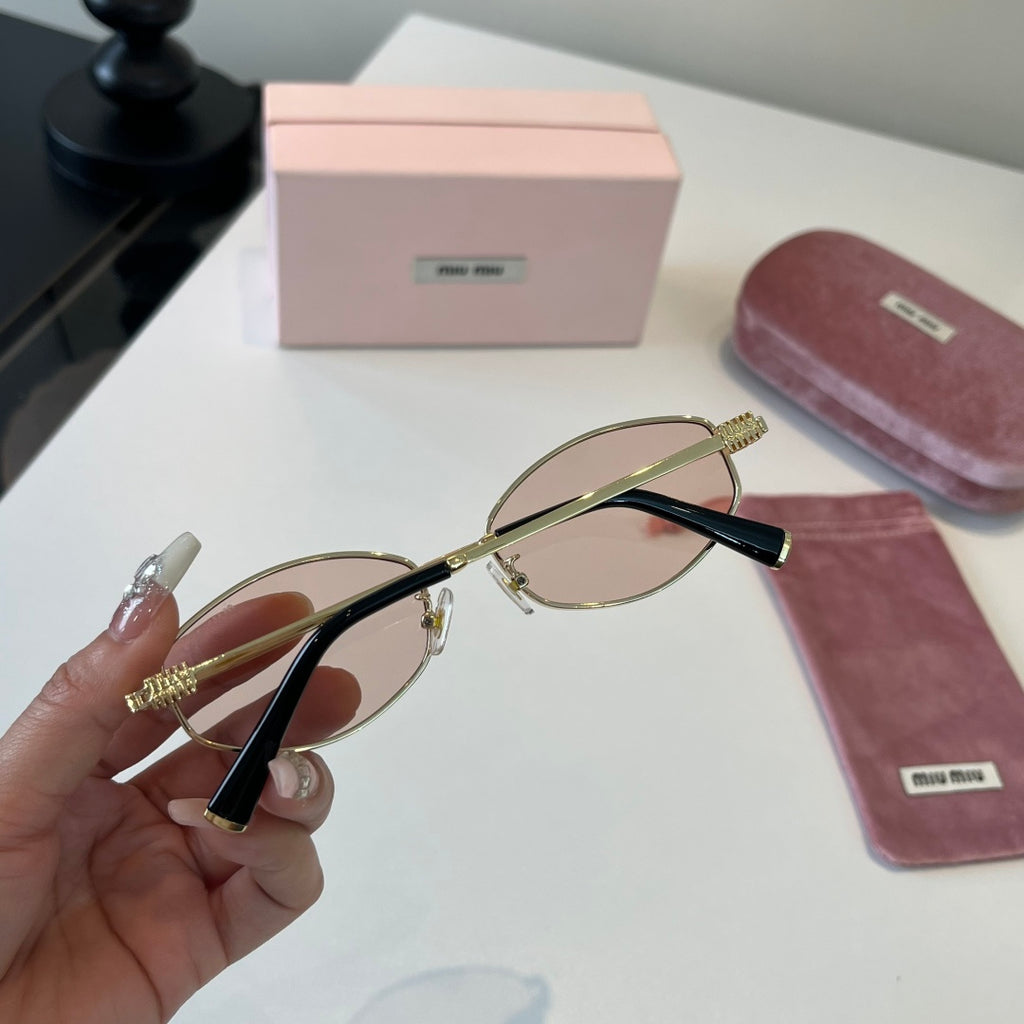 Miu Miu Cat-Eye Silver Lens Sunglasses for Men & Women - 372370 - detail image 8