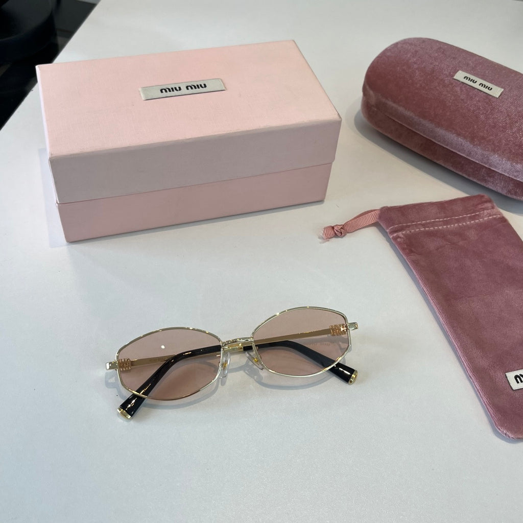 Miu Miu Cat-Eye Silver Lens Sunglasses for Men & Women - 372370 - detail image 4