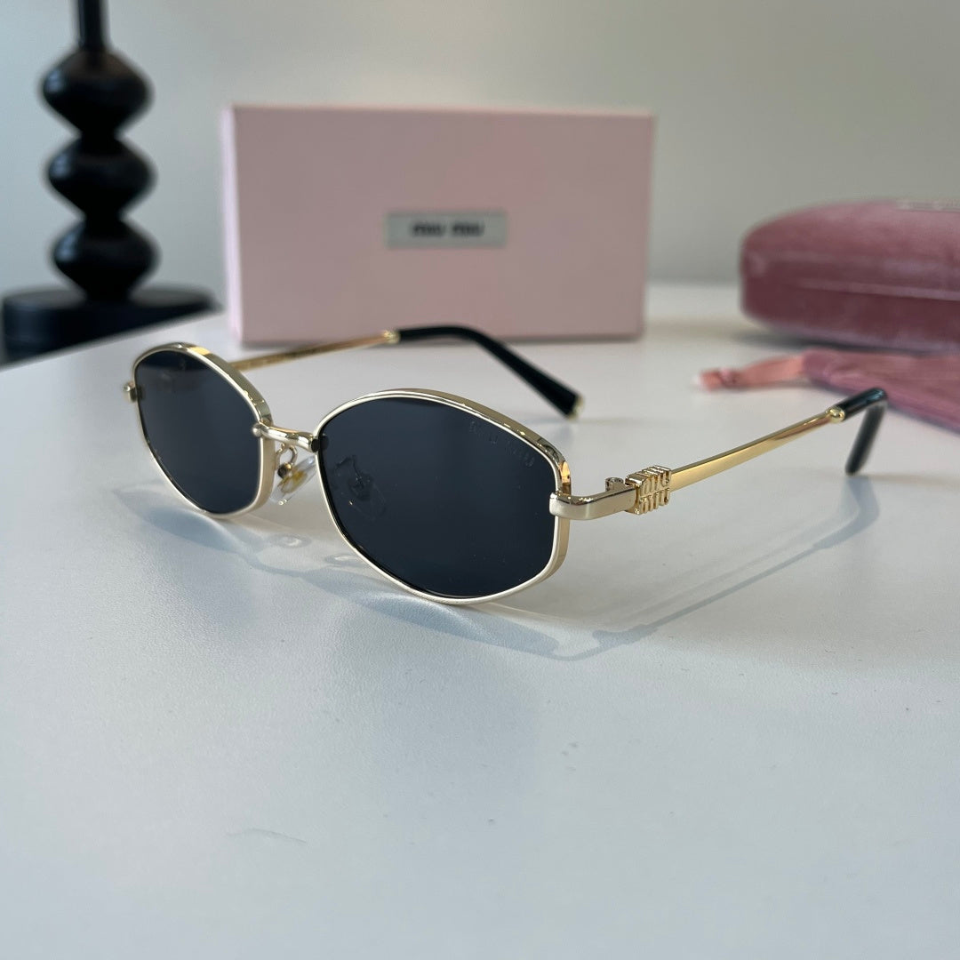 Miu Miu Cat-Eye Silver Lens Sunglasses for Men & Women - 372371 - detail image 3