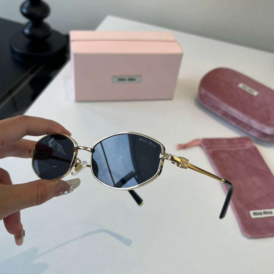 Miu Miu Cat-Eye Silver Lens Sunglasses for Men & Women - 372371 - detail image 9