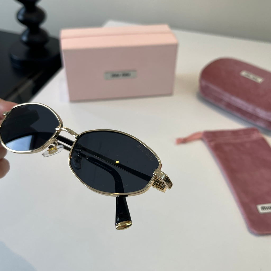 Miu Miu Cat-Eye Silver Lens Sunglasses for Men & Women - 372371 - detail image 5