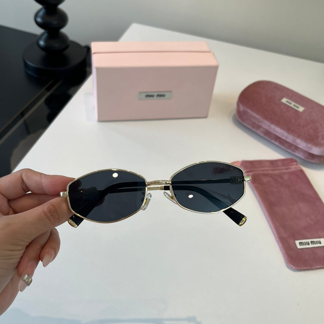 Miu Miu Cat-Eye Silver Lens Sunglasses for Men & Women - 372371 - detail image 4