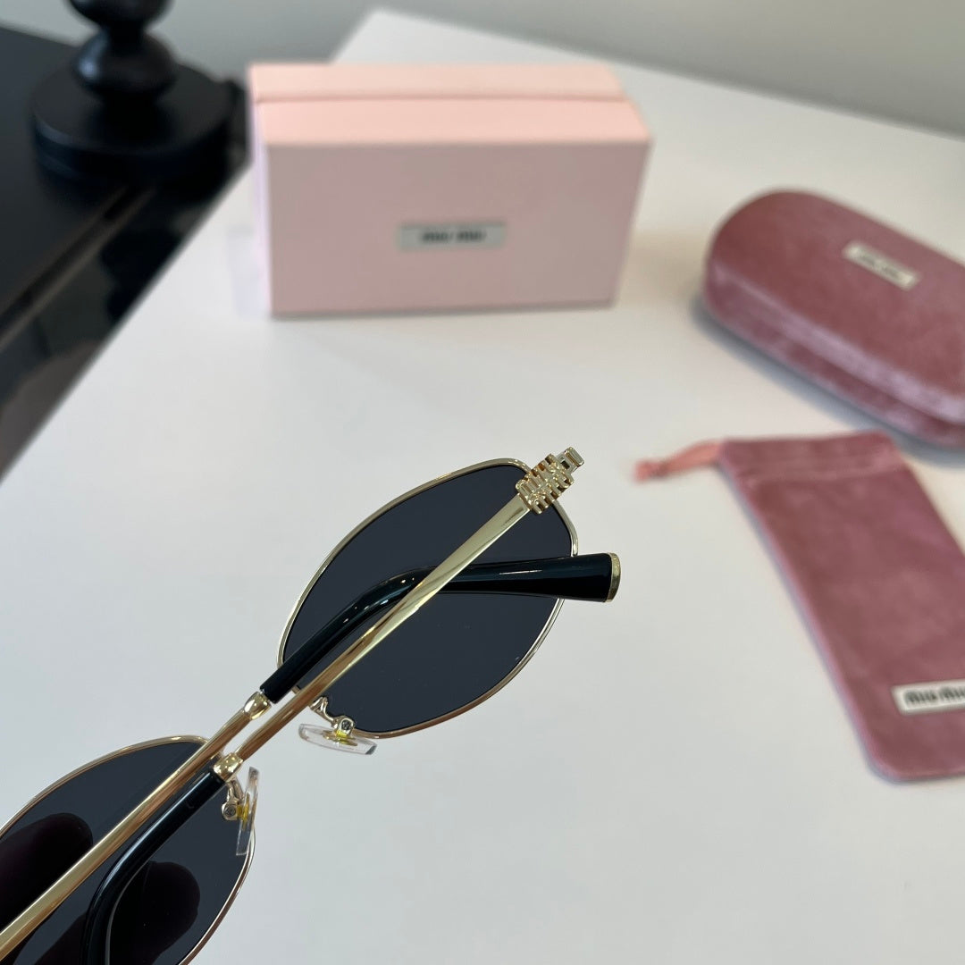 Miu Miu Cat-Eye Silver Lens Sunglasses for Men & Women - 372371 - detail image 6