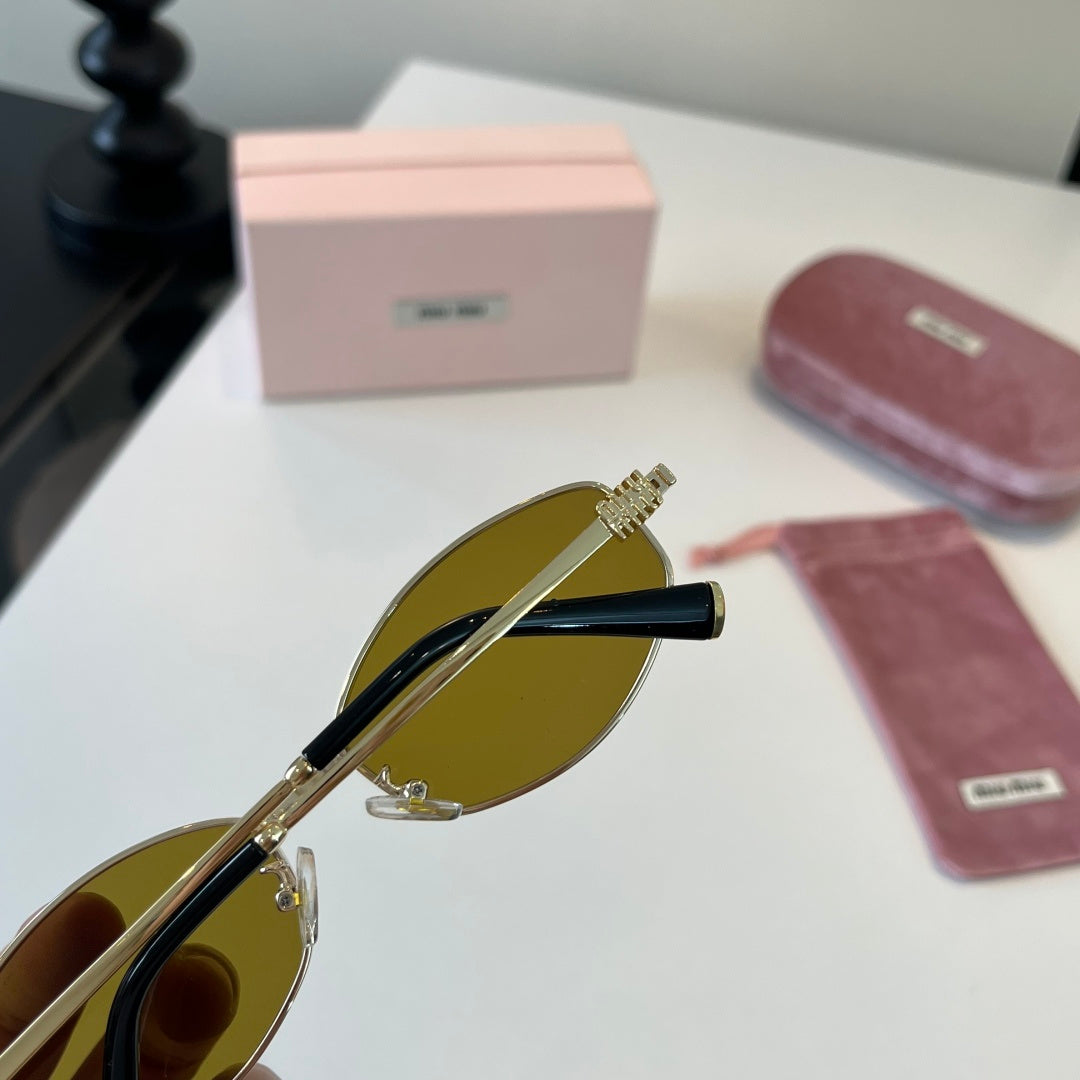 Miu Miu Cat-Eye Brown Lens Sunglasses for Men & Women - 372372 - detail image 7