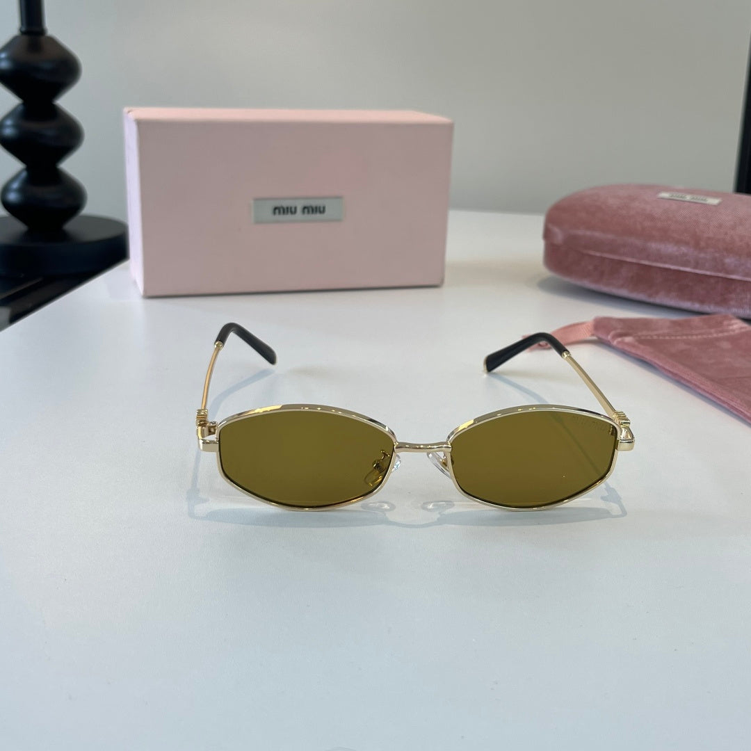 Miu Miu Cat-Eye Brown Lens Sunglasses for Men & Women - 372372 - detail image 2