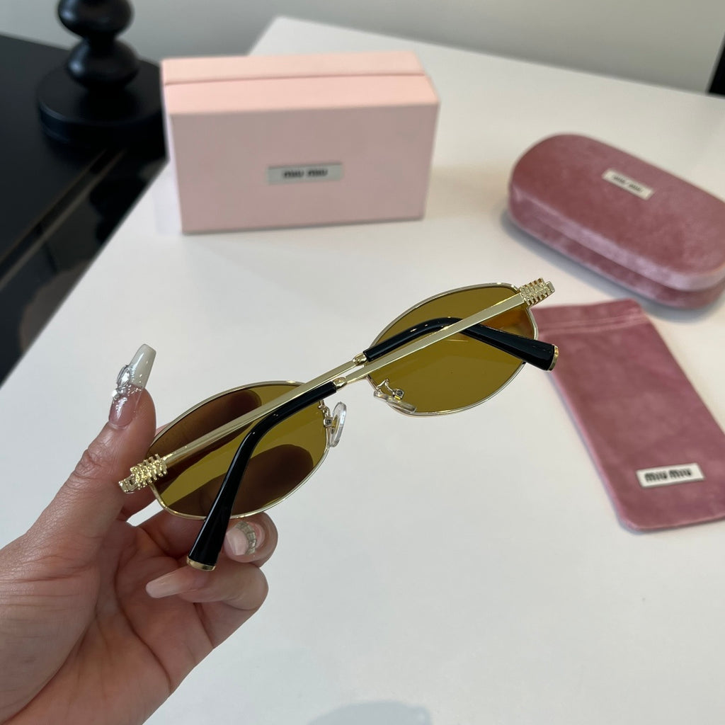 Miu Miu Cat-Eye Brown Lens Sunglasses for Men & Women - 372372 - detail image 8