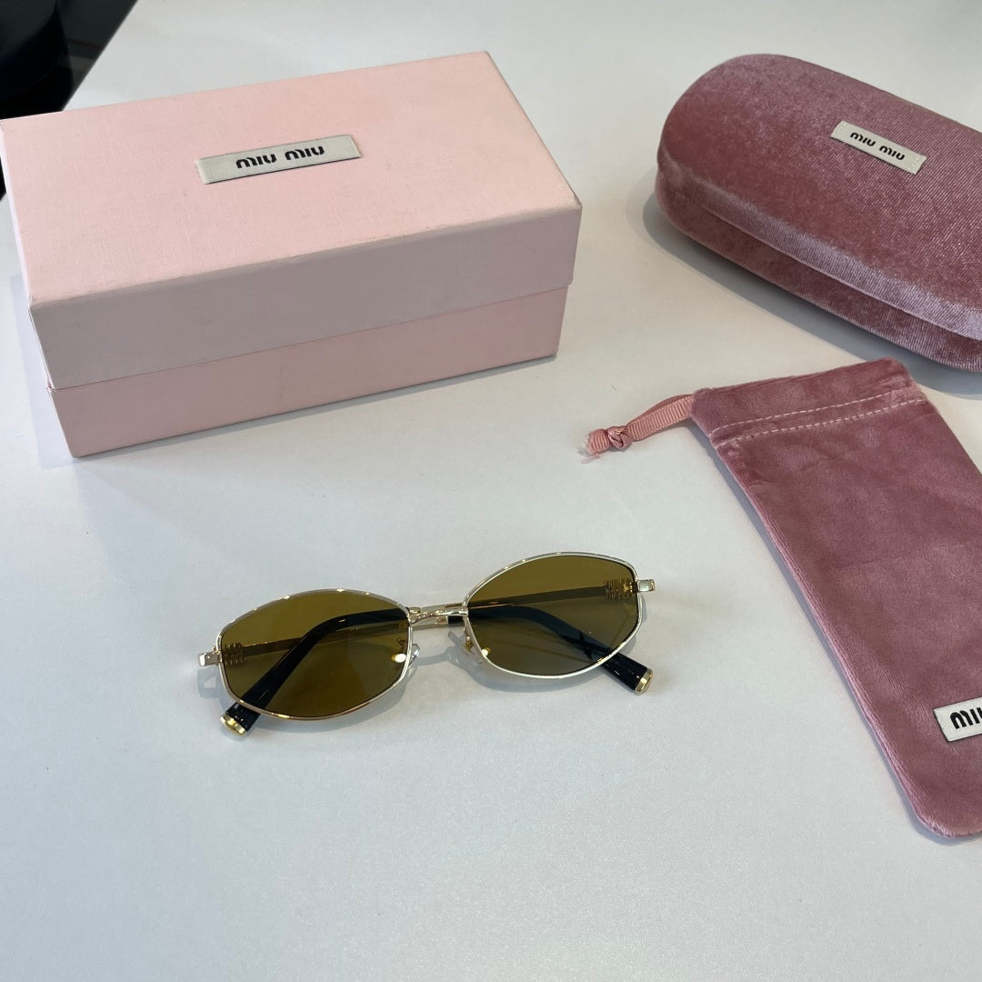 Miu Miu Cat-Eye Brown Lens Sunglasses for Men & Women - 372372 - detail image 4