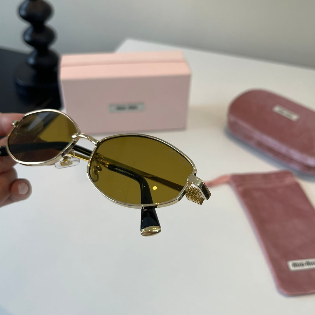 Miu Miu Cat-Eye Brown Lens Sunglasses for Men & Women - 372372 - detail image 6