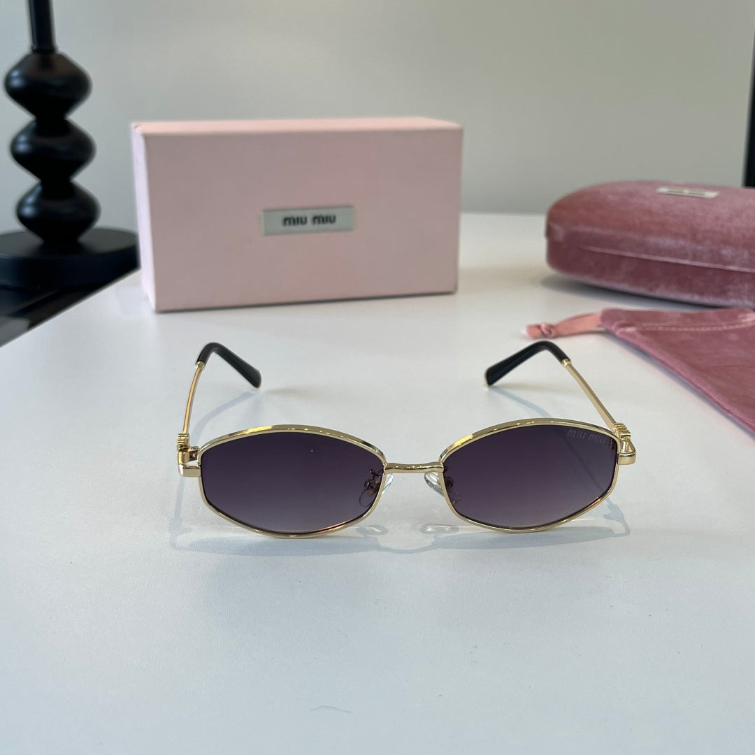 Miu Miu Cat-Eye Silver Lens Sunglasses for Men & Women - 372373 - detail image 2