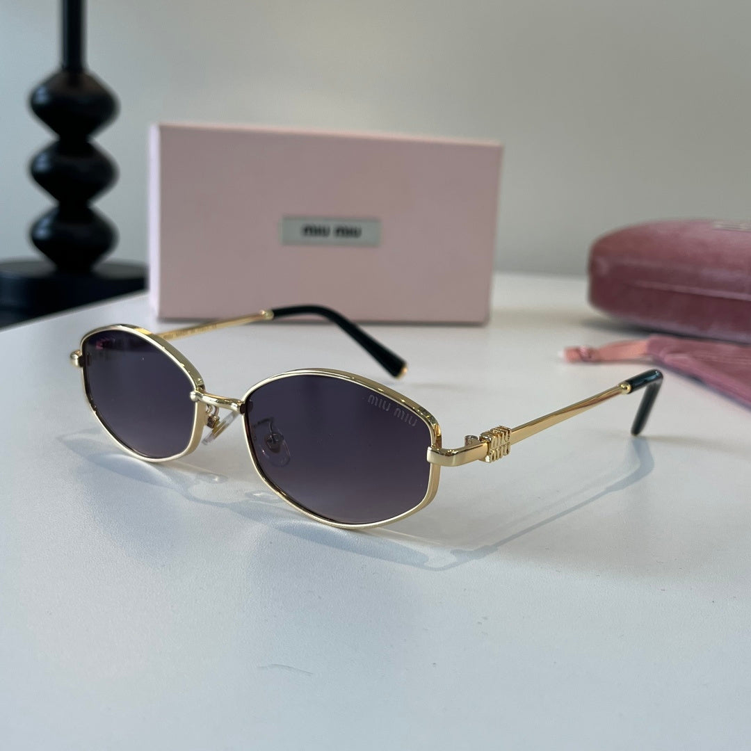 Miu Miu Cat-Eye Silver Lens Sunglasses for Men & Women - 372373 - detail image 3