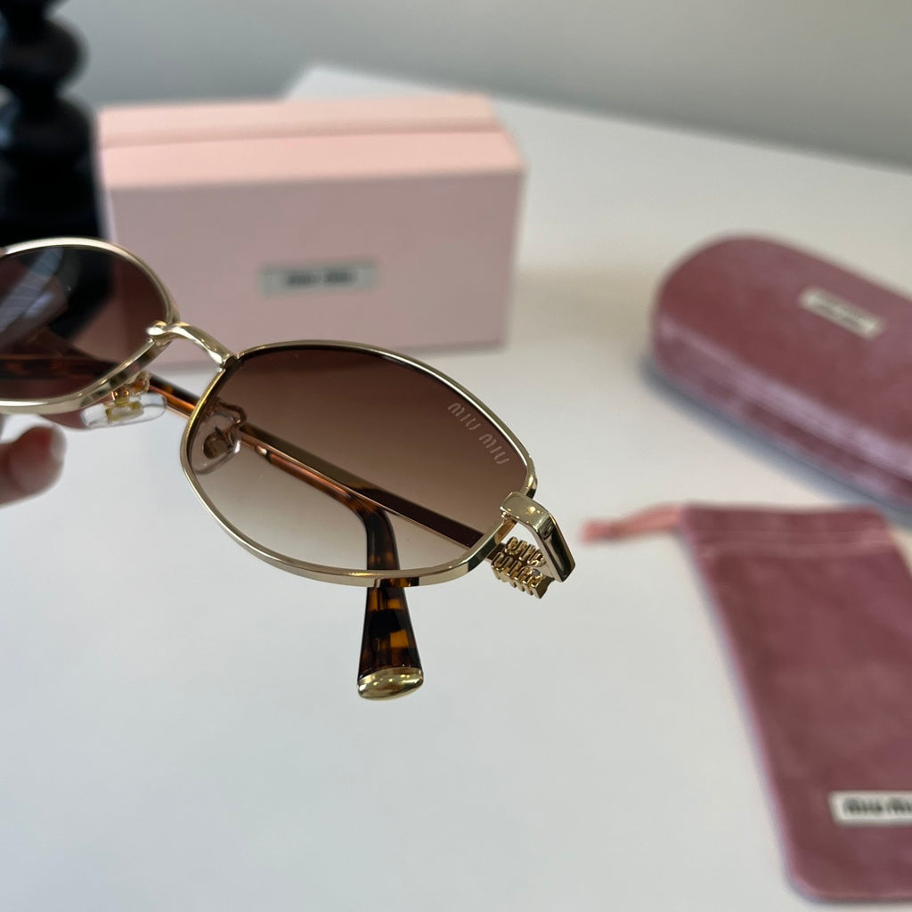 Miu Miu Cat-Eye Silver Lens Sunglasses for Men & Women - 372374 - detail image 7