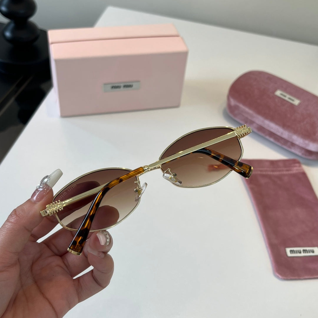 Miu Miu Cat-Eye Silver Lens Sunglasses for Men & Women - 466150 - detail image 8