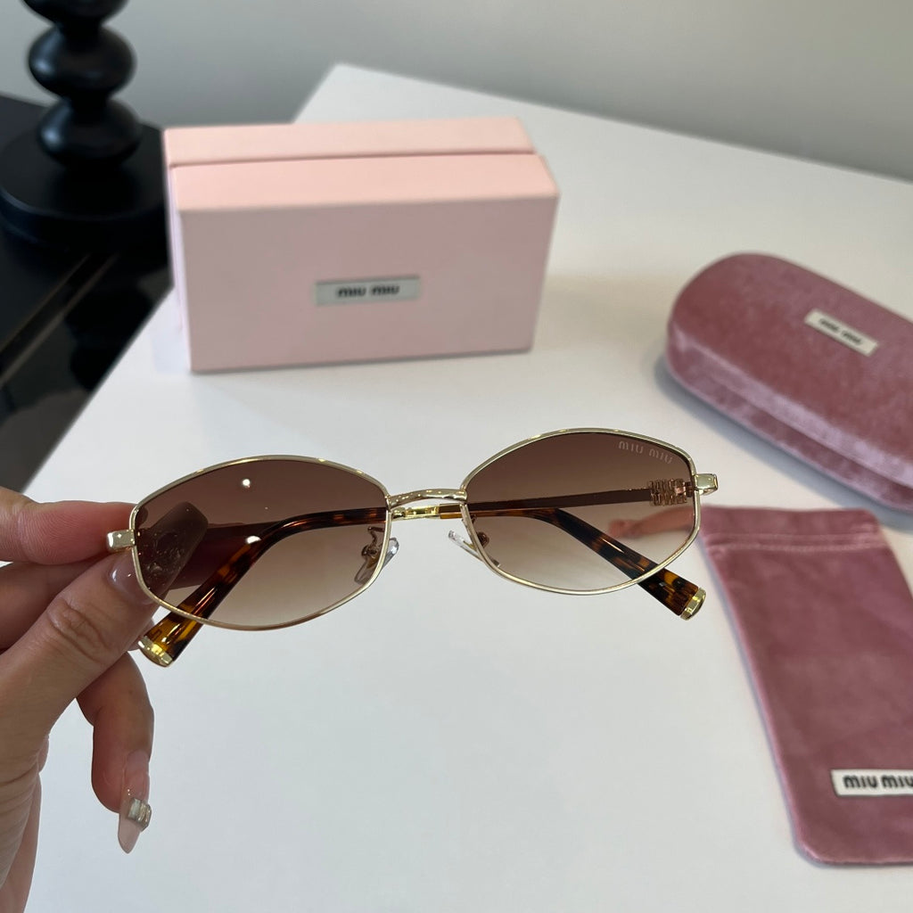 Miu Miu Cat-Eye Silver Lens Sunglasses for Men & Women - 372374 - detail image 5