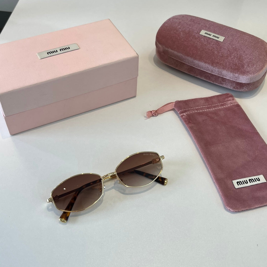Miu Miu Cat-Eye Silver Lens Sunglasses for Men & Women - 372374 - detail image 4