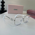 Miu Miu Fashion Silver Lens Sunglasses for Men & Women - 416277