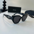 Prada Fashion Black Lens Sunglasses for Men & Women - 415814