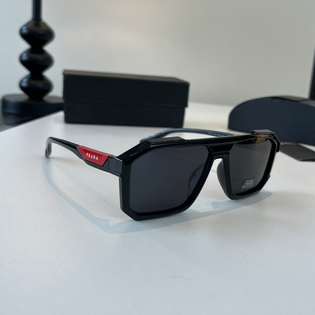 Prada Fashion Black Lens Sunglasses for Men & Women - 415751