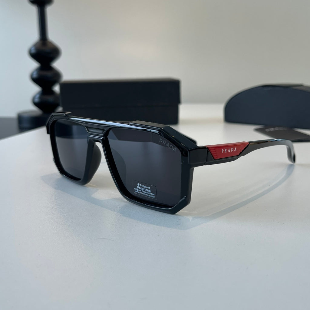 Prada Fashion Black Lens Sunglasses for Men & Women - 372092 - detail image 3
