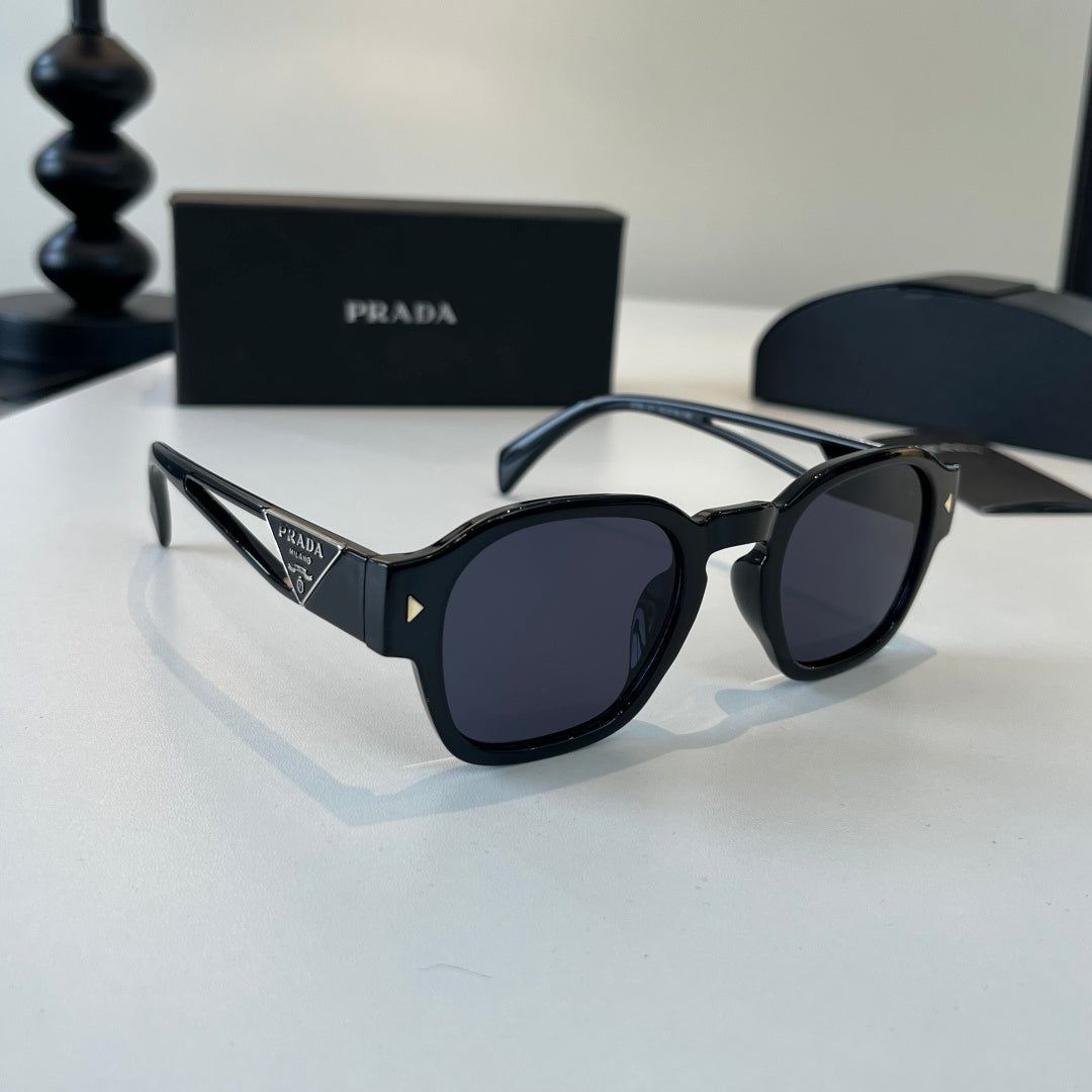 Prada Fashion Black Lens Sunglasses for Men & Women - 372095