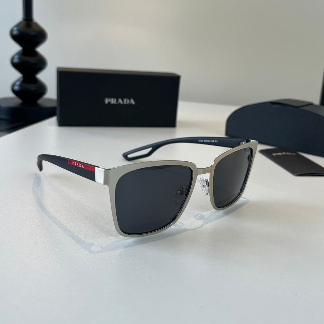 Prada Fashion Silver Lens Sunglasses for Men & Women - 465561