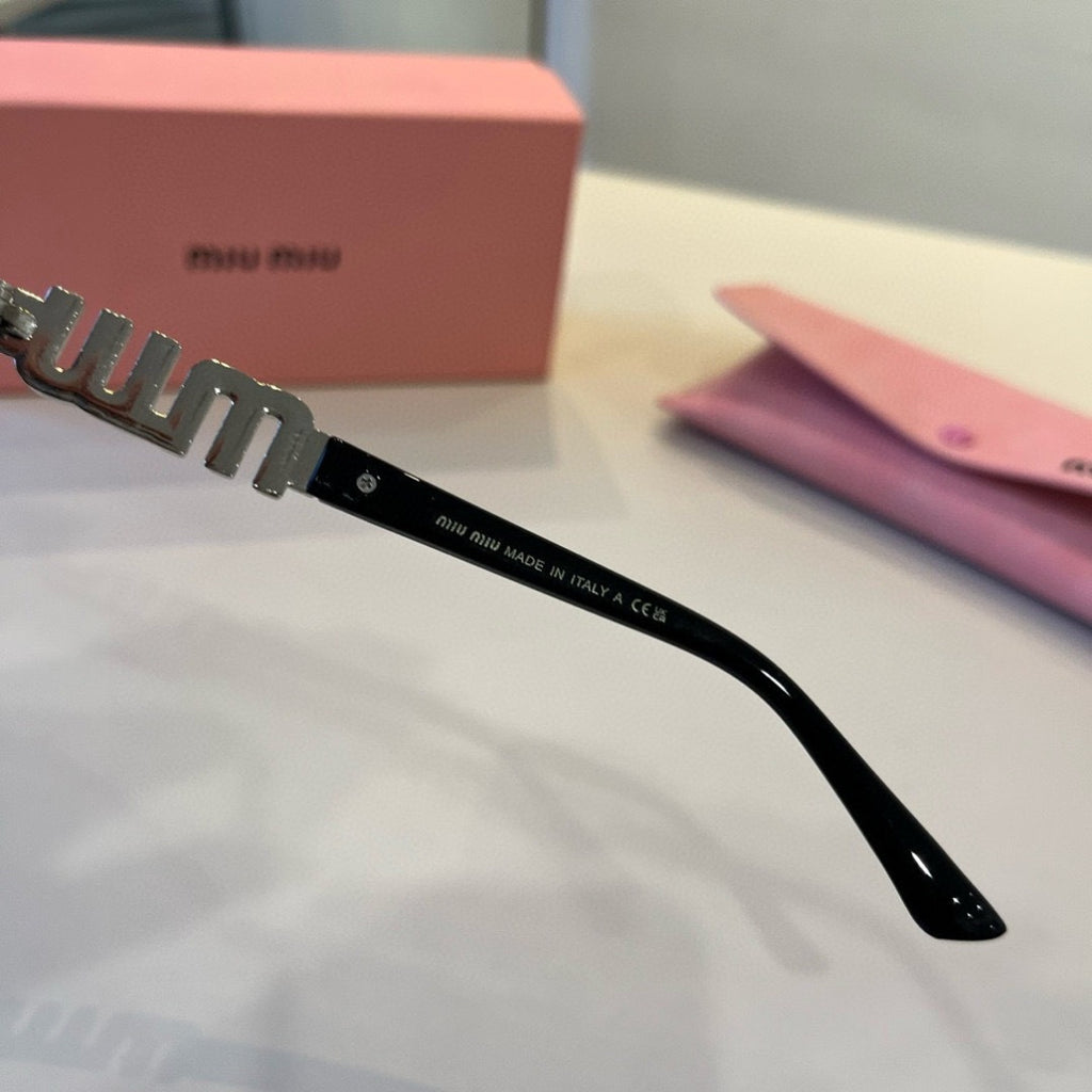 Miu Miu Cat-Eye Silver Lens Sunglasses for Men & Women - 487634 - detail image 9
