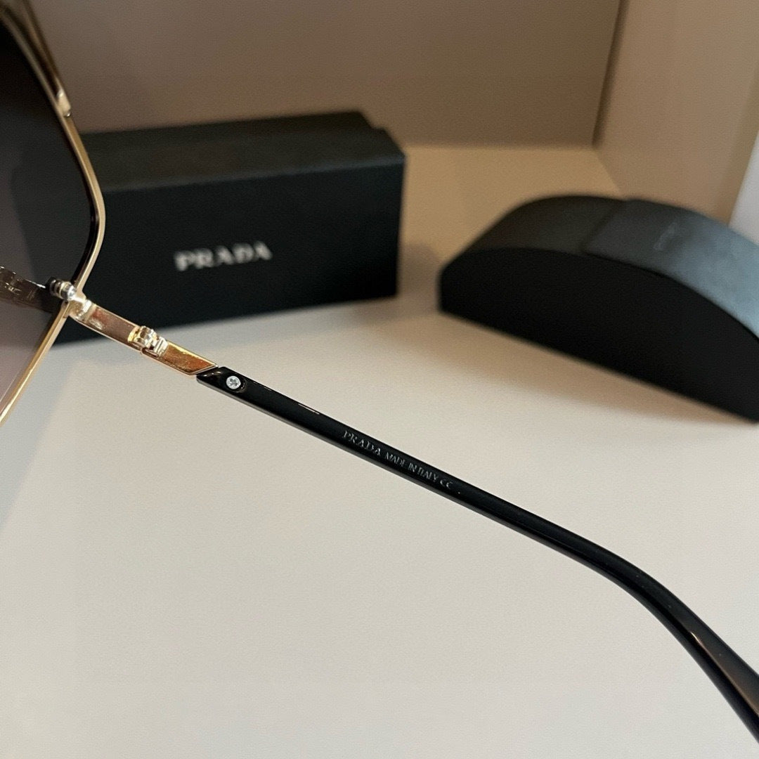 Prada Polarized Fashion Silver Lens Sunglasses for Men - detail image 7