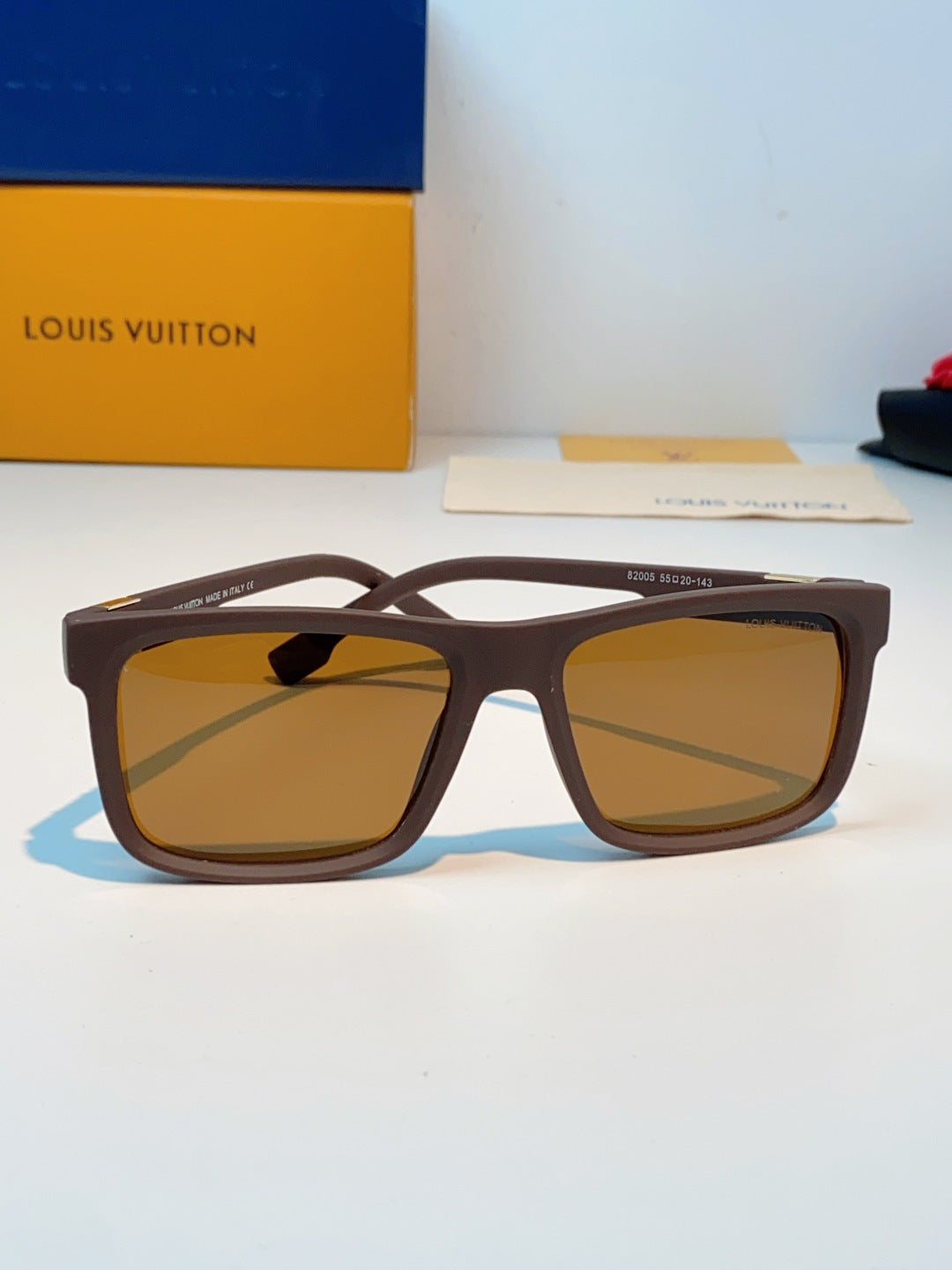 Louis Vuitton Metal Fashion Brown Lens Sunglasses for Men & Women - 158101 - detail image 2