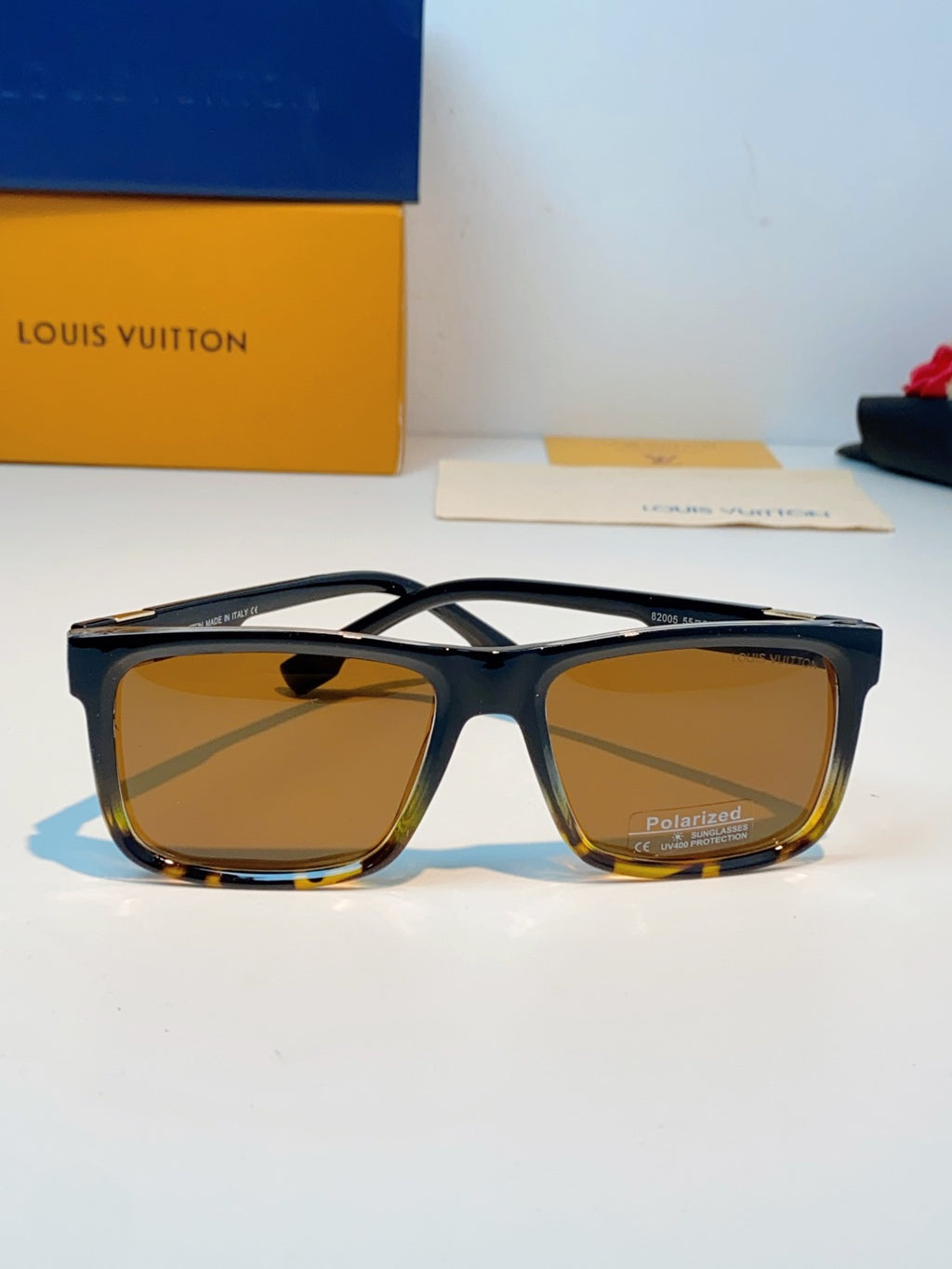 Louis Vuitton Metal Fashion Brown Lens Sunglasses for Men & Women - 158103 - detail image 2